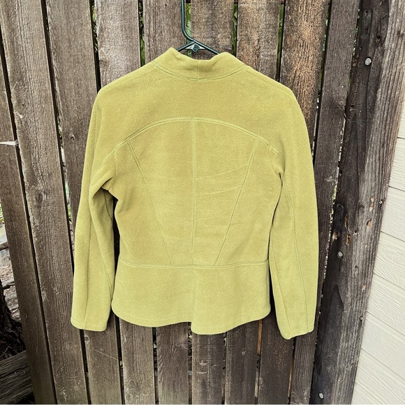 Ronen Chen Chartreuse Fleece Blazer Jacket Sz 2 - Picture 7 of 10